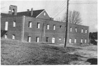A monochrome image of the Educational Building.